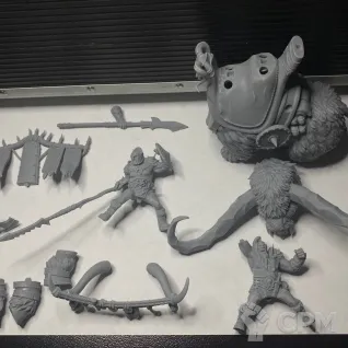 Описание картинки Thundertusk Beastriders от Fantasy Miniatures по цене 1 800руб | Свободный Рынок Миниатюр - СРМ