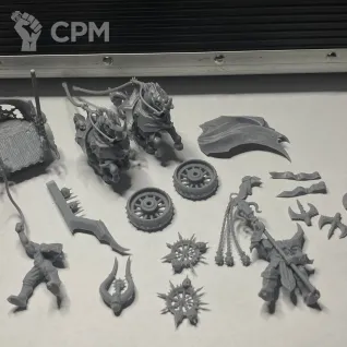 Описание картинки Chaos Chariot от Fantasy Miniatures по цене 1 400руб | Свободный Рынок Миниатюр - СРМ