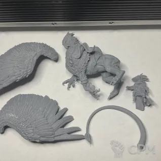 Описание картинки Freeguild General on Griffon от Fantasy Miniatures по цене 1 200руб | Свободный Рынок Миниатюр - СРМ