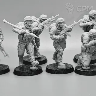 Описание картинки SPECTRE - RUSSIAN MOTOR RIFLE ELEMENT от Manufactorum76 по цене 1 050руб | Свободный Рынок Миниатюр - СРМ