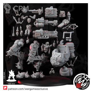 Описание картинки RENEGADES OF PAIN DEFIANT WARDEN Сентинель Ренегатов от WastelandMiniatures по цене 1 100руб | Свободный Рынок Миниатюр - СРМ