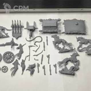 Описание картинки Black Coach от Fantasy Miniatures по цене 2 400руб | Свободный Рынок Миниатюр - СРМ