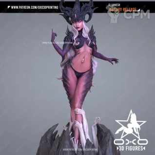 Описание картинки Slaanesh от Три Ди Принт по цене 5 000руб | Свободный Рынок Миниатюр - СРМ