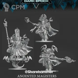 Описание картинки Exalted Sorcerers of Tzeentch от Хижина Мопса по цене 1 200руб | Свободный Рынок Миниатюр - СРМ