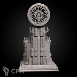 Описание картинки Golden Throne от Три Ди Принт по цене 2 000руб | Свободный Рынок Миниатюр - СРМ