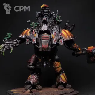 Описание картинки Orkz Kustom Knight от Nikitikitavi по цене 4 000руб | Свободный Рынок Миниатюр - СРМ