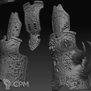 Описание картинки Chaos nurgle upgrade 2 от Destr по цене 2 500руб | Свободный Рынок Миниатюр - СРМ