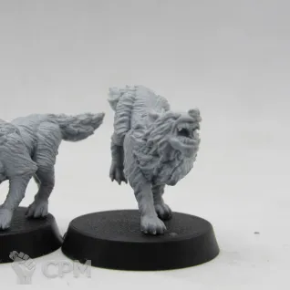 Описание картинки Волки ( Wolf) 4 шт от WebWay 3D по цене 480руб | Свободный Рынок Миниатюр - СРМ