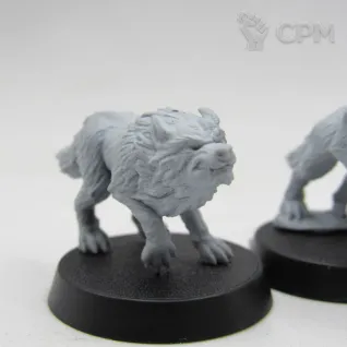 Описание картинки Волки ( Wolf) 4 шт от WebWay 3D по цене 480руб | Свободный Рынок Миниатюр - СРМ