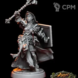 Описание картинки Warrior Priest of Sigmar от MrMetalHorror по цене 350руб | Свободный Рынок Миниатюр - СРМ