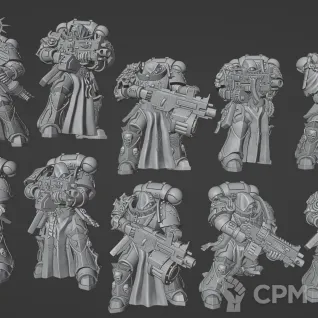 Описание картинки Heavy Intercessor Squad DA от Лаборатория хаоса по цене 750руб | Свободный Рынок Миниатюр - СРМ