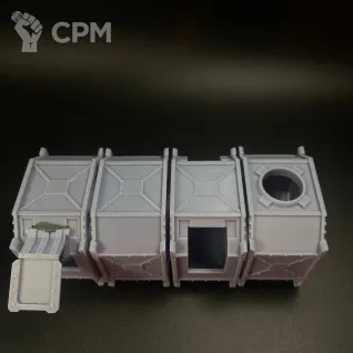 Описание картинки Munitorum Container модульный от Milestone по цене 1 000руб | Свободный Рынок Миниатюр - СРМ