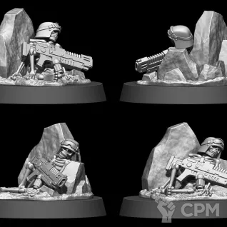 Описание картинки Скелет стражник. от Studio Cockatoo по цене 100руб | Свободный Рынок Миниатюр - СРМ