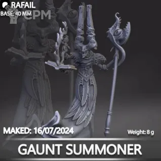 Описание картинки Gaunt Summoner on Disc of Tzeentch от Knight of Light по цене 260руб | Свободный Рынок Миниатюр - СРМ
