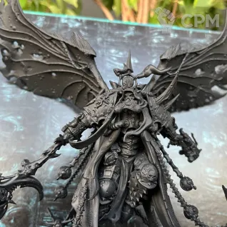 Описание картинки Mortarion, Daemon Primarch of Nurgle от uNick по цене 1 350руб | Свободный Рынок Миниатюр - СРМ