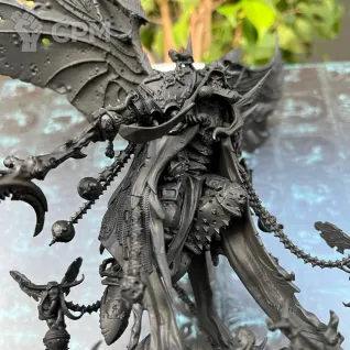 Описание картинки Mortarion, Daemon Primarch of Nurgle от uNick по цене 1 350руб | Свободный Рынок Миниатюр - СРМ