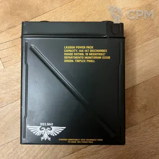 Описание картинки Warhammer 40k Lasgun Power Pack Dice Triplex Phall от Flame по цене 7 000руб | Свободный Рынок Миниатюр - СРМ