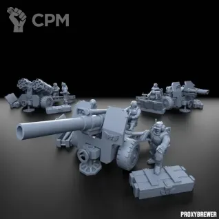 Описание картинки Field Ordnance Battery от VtorushinAdditiveTec по цене 620руб | Свободный Рынок Миниатюр - СРМ