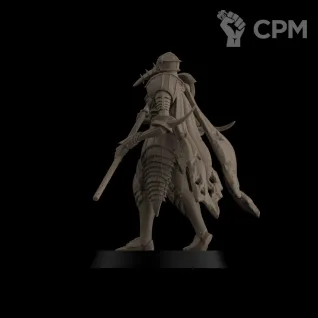 Описание картинки TRENCH CRUSADE - Black Grail Warband - Plague Knight от Manufactorum76 по цене 200руб | Свободный Рынок Миниатюр - СРМ