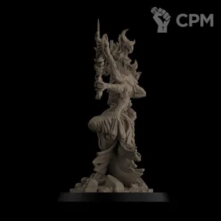 Описание картинки TRENCH CRUSADE - Court of the Seven Headed Serpent Warband - Sorcerer от Manufactorum76 по цене 550руб | Свободный Рынок Миниатюр - СРМ