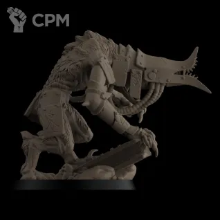 Описание картинки TRENCH CRUSADE - Heretic Legion Reinforcements - War Wolf от Manufactorum76 по цене 600руб | Свободный Рынок Миниатюр - СРМ