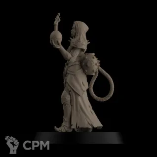 Описание картинки TRENCH CRUSADE - Iron Sultanate Warband - Jabirean Alchemist от Manufactorum76 по цене 160руб | Свободный Рынок Миниатюр - СРМ