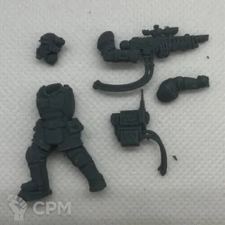 Описание картинки Kasrkin Kill Team от VtorushinAdditiveTec по цене 841руб | Свободный Рынок Миниатюр - СРМ