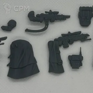 Описание картинки Kasrkin Kill Team от VtorushinAdditiveTec по цене 841руб | Свободный Рынок Миниатюр - СРМ