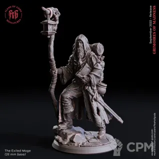 Описание картинки Master Mage / Empire Wizard / Маг / Колдун / Чарадей от MrMetalHorror по цене 275руб | Свободный Рынок Миниатюр - СРМ