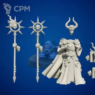 Описание картинки Chaos Sorcerer Lord от Knight of Light по цене 180руб | Свободный Рынок Миниатюр - СРМ