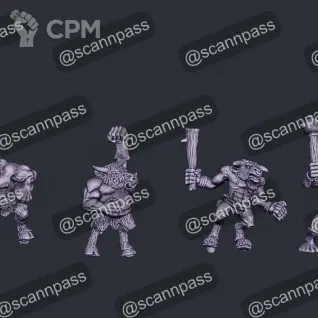 Описание картинки Minotaur Herd - Скан от MrMetalHorror по цене 550руб | Свободный Рынок Миниатюр - СРМ