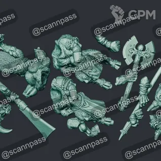 Описание картинки Minotaur Herd - Скан от MrMetalHorror по цене 650руб | Свободный Рынок Миниатюр - СРМ