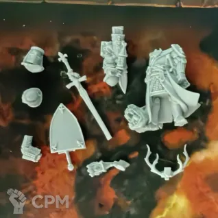 Описание картинки Questing Knight Paladin with Great Weapon от Shaffer Defiler по цене 742руб | Свободный Рынок Миниатюр - СРМ