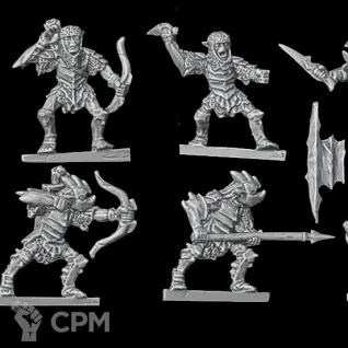 Описание картинки Moria Goblins Armoured (old) от Орки с наГорки по цене 400руб | Свободный Рынок Миниатюр - СРМ