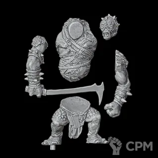 Описание картинки Hill Troll Chieftain Buhrdur (old) от Орки с наГорки по цене 250руб | Свободный Рынок Миниатюр - СРМ