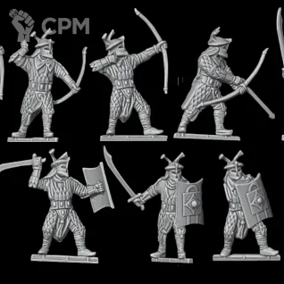 Описание картинки Easterlings Warriors (old) от Орки с наГорки по цене 1 000руб | Свободный Рынок Миниатюр - СРМ