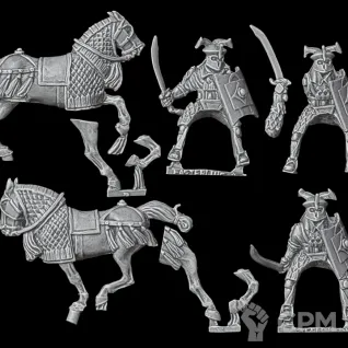 Описание картинки Набор Easterling Kataphracts (old) от Орки с наГорки по цене 500руб | Свободный Рынок Миниатюр - СРМ
