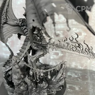 Описание картинки Be'lakor, the Dark Master от uNick по цене 1 350руб | Свободный Рынок Миниатюр - СРМ