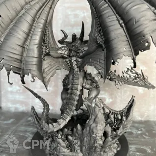 Описание картинки Be'lakor, the Dark Master от uNick по цене 1 350руб | Свободный Рынок Миниатюр - СРМ