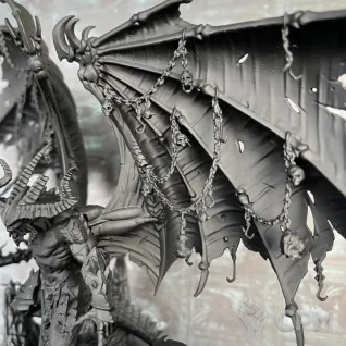 Описание картинки Be'lakor, the Dark Master от uNick по цене 1 350руб | Свободный Рынок Миниатюр - СРМ