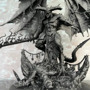 Описание картинки Be'lakor, the Dark Master от uNick по цене 1 350руб | Свободный Рынок Миниатюр - СРМ