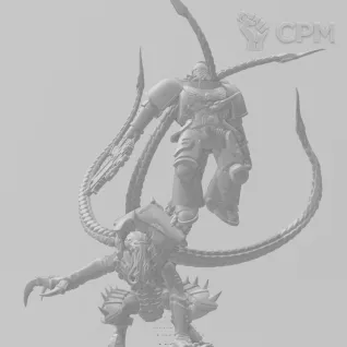 Описание картинки Lictor Hunting  (alt) / Ликтор охотится (прокси, база в комплекте) от Кузница Миниатюр по цене 350руб | Свободный Рынок Миниатюр - СРМ
