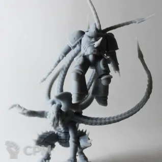 Описание картинки Lictor Hunting  (alt) / Ликтор охотится (прокси, база в комплекте) от Кузница Миниатюр по цене 350руб | Свободный Рынок Миниатюр - СРМ