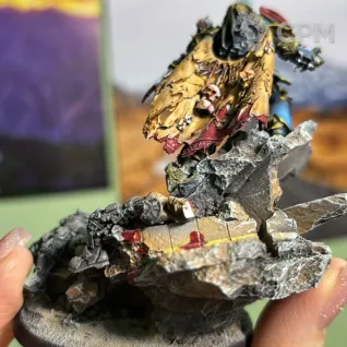 Описание картинки Konrad Curze Primarch of the Night Lords от DUNIASHA по цене 4 500руб | Свободный Рынок Миниатюр - СРМ