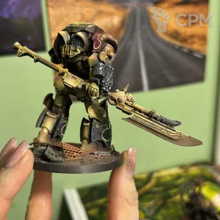 Описание картинки Legio Custodes Contemptor-Achillus Dreadnought от DUNIASHA по цене 8 500руб | Свободный Рынок Миниатюр - СРМ