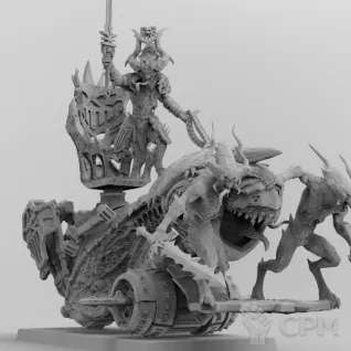 Описание картинки Khorne Cranium Gun от 3Д-Печка по цене 2 500руб | Свободный Рынок Миниатюр - СРМ
