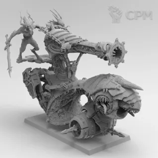 Описание картинки Khorne Cranium Gun от 3Д-Печка по цене 2 500руб | Свободный Рынок Миниатюр - СРМ