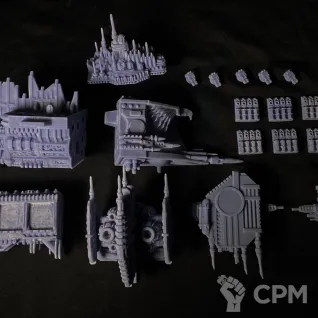 Описание картинки Gloriana-class Battleship Macragge's Honour от WahaShop по цене 3 000руб | Свободный Рынок Миниатюр - СРМ