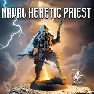Описание картинки Naval Heretic Priest от Manufactorum76 по цене 250руб | Свободный Рынок Миниатюр - СРМ