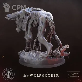Описание картинки Trench War Wolf от Manufactorum76 по цене 1 000руб | Свободный Рынок Миниатюр - СРМ